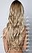 Ombre 2Tones Jaw Claw Ponytail Hair Extensions 18"/24"/26" Straight Big Wave Ponytails