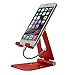 Produktbild Yocuby Verstellbarer Telefonständer, doppelter Faltbarer Tablet/iPad-Ständer, Halterung, Dock für Nintendo Switch, iPhone und andere Smartphones, Glücksrot
