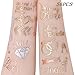 Produktbild Unomor 56PCS Team Bride Tattoos Hochzeit Tattoo Junggesellinnenabschied Tattoos, Bachelorette Party Tattoos für Junggesellenabschied Bachelorette Party Dekoration