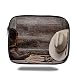 Produktbild Tablet Bag for Ipad air 2/3/4/mini 9.7 inchWestern Decor,American West Rodeo White Straw Cowboy Hat with Lariat Leather Boots on Rustic Barn Wood,Bag