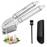 Knoblauchpresse Spülmaschinenfest, Kolier Edelstahl...