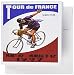 Produktbild 3drose Print of French Tour de France Poster mit Man Riding Bike - Grußkarten, 15,2 x 15,2 cm, Set 12 (GC 184260 _ 2)