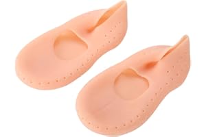 ZJCHAO Silikon-Socke, Feuchtigkeitsspendende Silikon Socken, Silikon Feuchtigkeits Socken Für Frauen Und Männer Rutschfeste, Silikon Socken Anti Split Feuchtigkeits Socken 2 Tlg (L Fleisch)