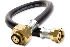 Pennine Leisure Supplies 450mm Pigtail Butane Gas Hose Connector for Caravan/Motorhome
