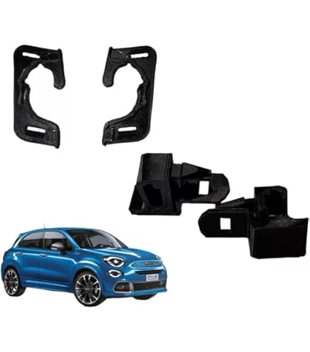 COPPIA GANCI SUPPORTO FERMI CAPPELLIERA BAULE LANCIA YPSILON 2003-11 ORIGINALE - Foto 3