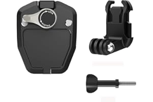 HoneTeek Moto Bicicletta Parabrezza Clip Mount per GoPro Hero 13/12/11/10/9, Moto Parabrezza Clip per Insta360 DJI Osmo Pocket 3 2 1Action Camera, Montaggio Manubrio Go Pro Accessori