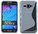 Produktbild S-Line TPU SchutzHülle für Samsung Galaxy J1 (J100H) Silikon Hülle in Transparent @ Energmix