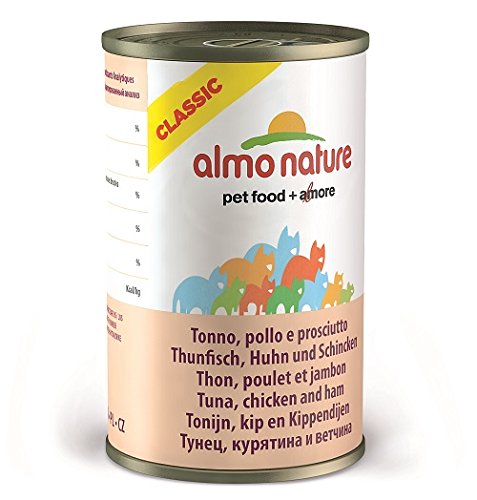 Preisvergleich Produktbild Almo nature mit Thunfisch, Huhn und Schinken 140g