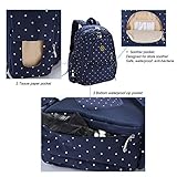 Baby Wickelrucksäcke,Coofit Babytasche Wickeltasche Rucksäcke Handtasche Mumie Tasche Nylon Tragetasche Schultertasche - 3