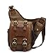 Produktbild Fashion-Canvas-Tasche Umhängetasche Herren Umhängetasche Personalisierte Umhängetasche Schwarz Casual Rucksack,Khaki-OneSize