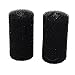 Produktbild sourcingmap® 2stk Aquarium Fish Tank Rund Form Biochemische Eingang Filter Schwamm schwarz