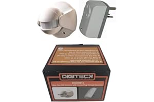Digiteck-DIGIKIT14 110° PIR MOTION SENSOR TRANSMITTER AND PLUG THROUGH RECEIVER