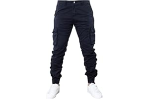 Toocool Pantaloni Uomo Cargo Militari tasconi Laterali Casual Cotone G6538