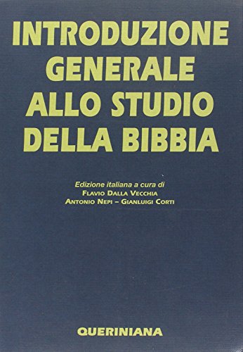 Preisvergleich Produktbild Introduzione generale allo studio della Bibbia (Grandi opere)