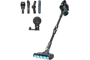 Cecotec Aspirador Escoba Sin Cable Conga Rockstar 700 X-Treme Ergoflex, Sin Bolsa, 430W de potencia, escoba y de mano, Motor digital, Tubo flexible