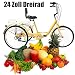 Produktbild YIYIBY Erwachsene Fahrrad Senioren Einkaufen Dreirad 6-Gang 24 Zoll 3 Rad Dreirad Fahrrad Reiten Pedal Cruiser Fahrrad Faltkorb