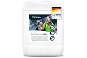 simprax® Wash-in Imperméabilisant Textile - Imperméabilisant Vetement écologique par rinçage imperméabilisant Tissu Fonctionnel/d'extérieur - Gore-Tex Sympatex Lave-Linge ou Lavage à Main
