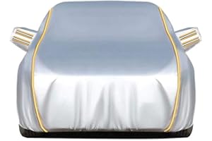 LLJPJXB Car Cover For Ford C-Max/Fusion/Puma/EcoSport | Dust -proof car cover Outdoor garage full car cover waterproof car tarpaulin (Color : Silver, Size : Fusion)