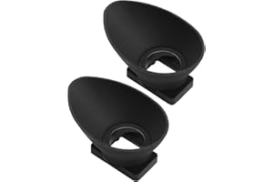 YINETTECH 2 szt. muszli ocznej aparatu EF 18 mm zamiennik osłony wizjera kompatybilny z Canon 550D 300D 350D 400D 60d 600D 500D 450D 1000D 400D D30 D60