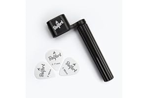 BELFORT Avvolgicorda Premium per un cambio più veloce Bonus: 3 plettri + eBook Mandrino per corde per chitarra occidentale, chitarra acustica, chitarra classica, chitarra classica e chitarra elettrica Nero
