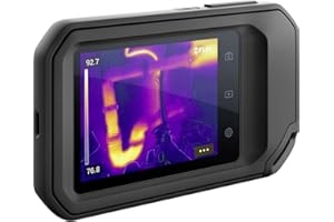 FLIR C3-X Compact Thermal Imaging Camera with Wifi: High Resolution Infrared Imager for Inspection, Electrical/Mechanical, Building, and HVAC Applications