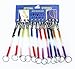 Produktbild 12 X Schlüsselkette Spirale + Karabiner Schlüsselring Anhänger Schlüssel Kette