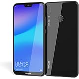 Huawei P20 Lite Smartphone débloqué 4G (5,84 pouces 64 Go/4 Go Double NanoSIM Android) Noir [Version européenne]