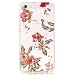 Produktbild Silikon Hülle für Huawei P8 Lite 2015/2016 Handyhülle Case [NICHT für 2017], Transparent Silikon Durchsichtig Kristall Klar TPU Schutzhülle Cover mit Glitzer Muster Glänzend Bling Sparkle Pattern Bunt Hülle Tasche Bumper Case Kristall Klar Schutz Etui Handytasche für Huawei P8 Lite 2015/2016, Hancda Weich Silikonhülle Rückseite Schale Ultra Slim Crystal Clear Kratzfest Handy Hüllen Silikon für Huawei P8 Lite 2015/2016 - Blumen Blatt
