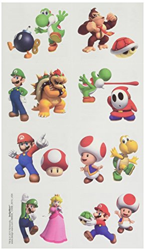 Super Mario 16 Stk Tattoos - Tatuajes - Tatouages