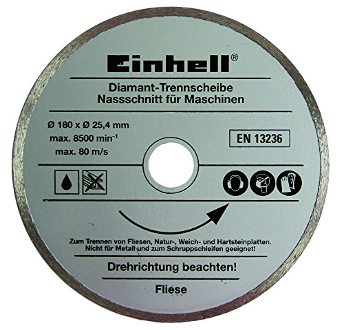 Einhell Fliesenschneidmaschine TC-TC 618 (600 W, Schnitthöhe 35 mm, Tischgröße 330 x 360 mm, Diamant-Trennscheibe-Ø 180 mm) - 9