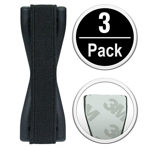 cTRON21 3 X Finger Halterung Griff Halter Fingerhalter Smartphone Handy Samsung Galaxy S9 S8 iPhone X 7 6 6S SE Sony Xperia HTC Grip