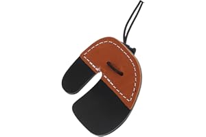 VICASKY Ledertab mit Fingertrenner Fingertab BogenschießEn Handschuh Finger Schutz Bogensport BogenschießEn Fingertab Bogensport Fingerschutz BogenschießEn Fingertab Aus Leder