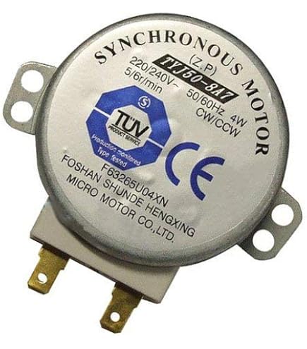 Petit Moteur Electrique 220v Moteur Synchrone AC 220-240 V CCW/CW Direction 4 W 50/60 Hz Fréquence 2,5-3 RPM Moteur Synchrone Pour Cadeaux Pièces De Four à Micro-ondes Mini Moteur Electrique 220v