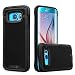 Samsung S6 Edge Cover, REALIKE™ Premium {Imported} Shock Proof Protective Dual Layer Case for Samsung Galaxy S6 Edge (VERGE SERIES- Black) RS.499.00