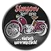 Produktbild Ansteckbutton Anstecknadel - Simson SR2 unverwüstlich - 03733 - Gr. ca. 5,7cm