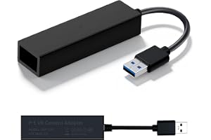 Tolesum PS5/PS5 Slim VR-kameraadapter för PSVR, PS4 PS VR-konverteringskabel, kompatibel med PS5-konsol, PS4 USB 3.0-kamera t
