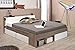 Produktbild Jugendbett Morris 1 Eiche Silber Nb 140x200 Lattenrost Matratze Singlebett Gästebett Jugendzimmer Gästezimmer