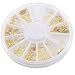 LHWY 3D Gold Decal Stickers Nail Art Tip DIY Decoration Stamping Manicure