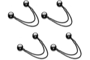 DONGKER Magnetic Clothing Clips, 4pcs Removable Dress Clip Multi-Purpose Magnetic Pins for Cardigan, Hijab Cuff Hem