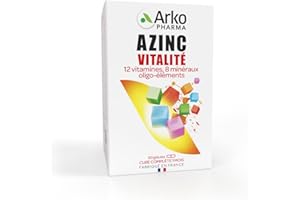Azinc® Vitalité - Réduit la fatigue due au surmenage, soutient les performances intellectuelles, dès 15 ans - 60 gélules