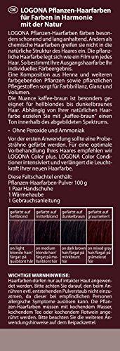 Logona: LOGONA Pflanzenhaarfarbe kaffee-braun (100 g) - 2