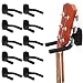 Produktbild 10x Gitarrenständer Halterung Wand Rutschfest Gitarre Haken Wandhalter Kleiderbügel Display Ständer für Gitarre Ukulele Bass Mandoline Banjo Schwarz