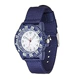 Neihou Kinder und Jugendliche Uhr Analog Quarz mit Nylon Armband WB04601 Blau