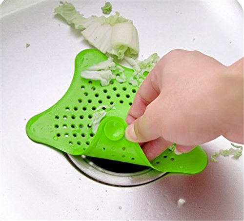 Hangqiao Silikon Starfish K¨¹che Badezimmer Mesh Schmutzf?nger Abflusssieb Abfall - 3