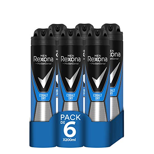 6 desodorantes Rexona 48h Cobalt Dry por 8,68€ (marcando aplicar cupón en compra recurrente)