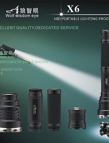 ZQ LED Flashlights 5 Mode 1000 Lumens Waterproof Impact Resistant Nonslip grip Self-Defense Super Light