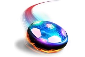 Rumicet Air Power Football, Balón de Juguete para Niños con Luz LED Hover Soccer Ball, Juegos de Fútbol Regalo de Cumpleaños para Niños Niñas Juegos de Interior Al Aire Libre Pelota de Deporte