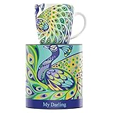 Mikrowellengeeignet RITZENHOFF My Darling Kaffeebecher von Nilesh Mistry, aus Porzellan, 300 ml, mit trendigen Motiven