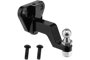 SG Store 1 Set Aluminum Towing Trailer Hitch Shackle Hook Compatible with TRX4M TRX4-M 1/18 Defender RC Trailer Drop Hitch Crawler for RC Car Upgrade