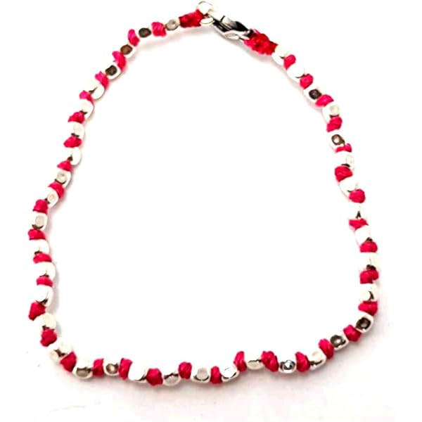 Spadarella bracciale con 2 anellini in argento e pietre naturali turchese tonda da 3 mm.Prodotto artigianale.Made in Italy.Unisex.Lunghezza 19cm